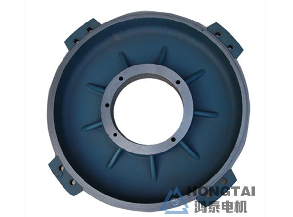 YVFE3-132M2-6电机端盖-铸铁-卧式平式-前后端盖-驱动端盖